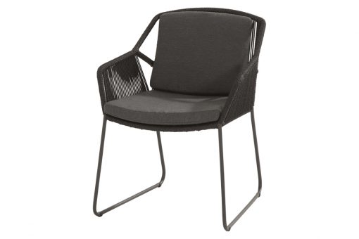 213520 accor dining chair anthracite with 2 cushions 01 510x340 - 4 Seasons Accor dining tuinstoel - Antraciet