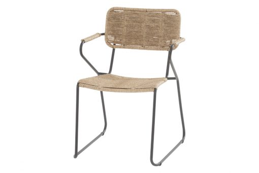91143 swing stacking chair natural 1 510x340 - Taste Swing stapelbare tuinstoel - Natural