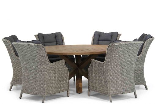 img 5572tuinset 510x340 - Garden Collections Aberdeen/Sand City 160 cm rond dining tuinset 7-delig