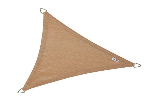 nesling coolfit driehoek zand 5m 510x340 - Nesling Coolfit schaduwdoek driehoek zand 5x5x5 m