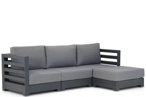 phanton aluminium loungebank chaisse longue 2 510x340 - Santika Phantom chaise longue loungeset 4-delig