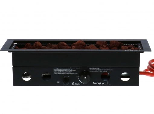 cosiburner straight black 510x379 - Cosi | Cosiburner Inbouwbrander | Langwerpig Zwart