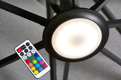 platinum led lamp sfeer 510x340 - Platinum | Parasolverlichting LED Multicolour