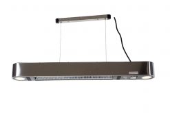 vrijstaand 16 152 247x165 - Sunred | Hanging 1500 W Ellips Carbon Fibre Heater with Lights Stainless Steel