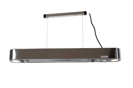 vrijstaand 16 152 510x340 - Sunred | Hanging 1500 W Ellips Carbon Fibre Heater with Lights Stainless Steel
