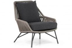 4 so ramlbas rope lounge tuinstoel 1 247x165 - 4 Seasons Outdoor Ramblas living chair Taupe with 2 cushions (1 stuk)