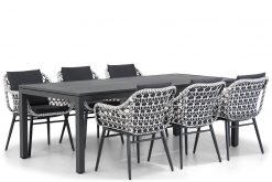 dolphin black white tuinstoel met concept tuintafel 220 6 persoons tuinset 247x165 - Lifestyle Dolphin/Concept 220 cm dining tuinset 7-delig