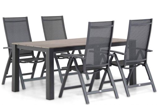donata aluminium standenstoel met valley dining tuintafel 4p tuinset 510x340 - Presto Donato/Valley 180 cm dining tuinset 5-delig