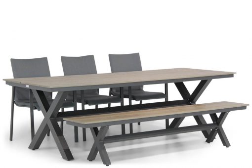 img 6590tuinset 510x340 - Lifestyle Rome/Forest 240 cm dining tuinset 5-delig