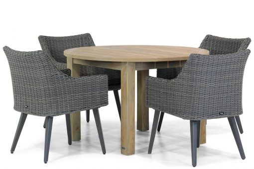 img 8495tuinset 510x340 - Garden Collections Milton/Brighton rond 120 cm dining tuinset 5-delig