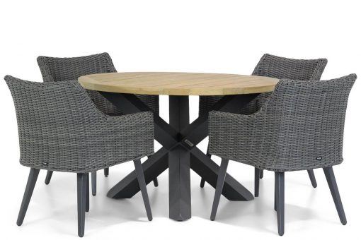 img 8557tuinset 510x340 - Garden Collections Milton/Rockville 120 cm rond dining tuinset 5-delig