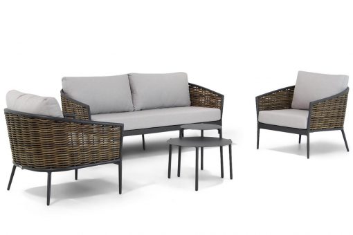 lanai loungeset stoel met bank met pacific loungetafel 45 cm en 60 cm 510x340 - Coco Lanai/Pacific 45/60 stoel-bank loungeset 5-delig