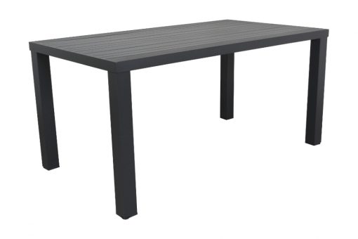 lena aluminium tafel 160x90 voor 6a4835 vrijstaand 510x340 - Lena tuintafel antraciet - 160x90 cm.