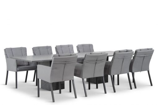 lifestyle parma stoel antracite met granieten tuintafel 300 cm tuinset 510x340 - Lifestyle Parma/Graniet 300 cm dining tuinset 9-delig
