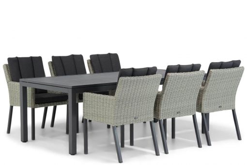 oxbow new grey tuinstoel met concept tuintafel 220 6 persoons tuinset 510x340 - Garden Collections Oxbow/Concept 220 cm dining tuinset 7-delig
