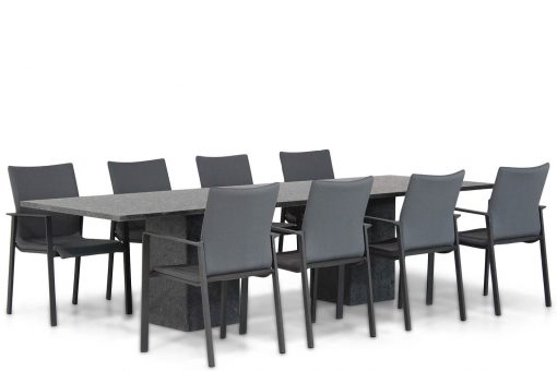 rome stoel met graniet 300cm kopie 510x340 - Lifestyle Rome/Graniet 300 cm dining tuinset 9-delig