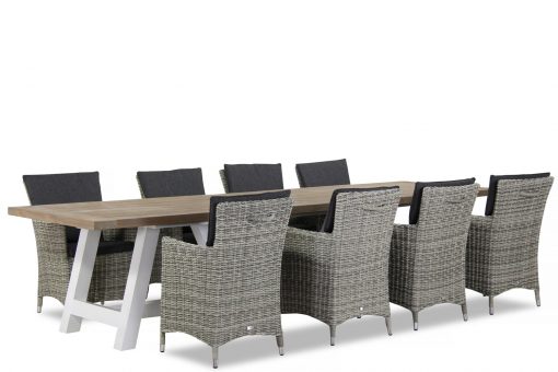 springfield grey florence wit 330 cm 1 510x340 - Garden Collections Springfield/Florence 330 cm dining tuinset 9-delig