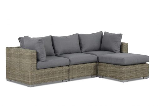 wicker loungeset toronto naturel chaisse lounge 1 510x340 - Garden Collections Toronto chaise longue loungeset 4-delig