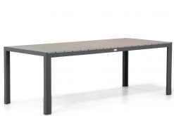 young dining tuintafel 217x92 cm  247x165 - Domani Beluga/Young 217 cm dining tuinset 7-delig