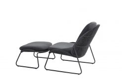 91259 91260  delano living chair anthracite with footstool 01 247x165 - Taste Delano Loungestoel + Voetenbank - Antraciet