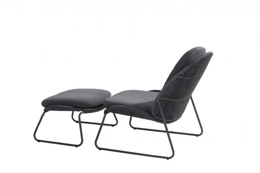 91259 91260 delano living chair anthracite with footstool 01 510x340 - Taste Delano Loungestoel + Voetenbank - Antraciet