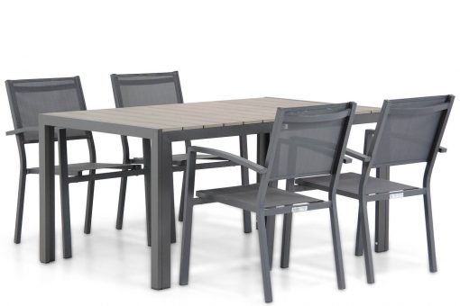 amarilla tuinstoel met young tuintafel 1550 cm 4 persoons tuinset 510x340 - Lifestyle Amarilla/Young 155 cm dining tuinset 5-delig