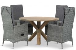 comino tuinset flat charcoal 5d sand city 247x165 - Domani Comino/Sand City rond 120 cm dining tuinset 5-delig