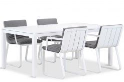 estancia tuinset white 5d concept 247x165 - Lifestyle Estancia/Concept 180 cm dining tuinset 5-delig