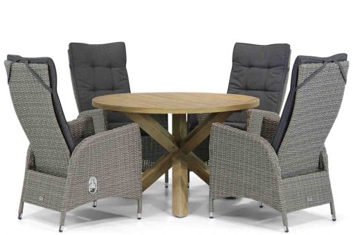 img 5593tuinset 510x340 - Garden Collections Lincoln/Sand City 120 cm rond dining tuinset 5-delig