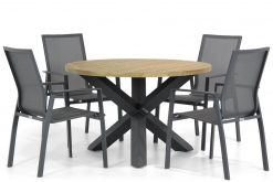 img 6437tuinset 247x165 - Lifestyle Ultimate/Rockville 120 cm rond dining tuinset 5-delig