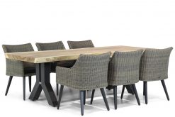 img 8140tuinset 247x165 - Garden Collections Milton/Woodside 240 cm dining tuinset 7-delig