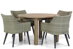 img 8492tuinset 247x165 - Garden Collections Milton/Brighton 120 cm rond dining tuinset 5-delig