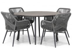 lifestyle advance rope dining tuinstoel antra matale tuintafel rond 125 cm 247x165 - Lifestyle Advance/Matale 125 cm rond dining tuinset 5-delig