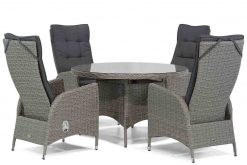 lincoln met aberdeen tafel 247x165 - Garden Collections Lincoln/Aberdeen 120 cm rond dining tuinset 5-delig