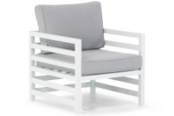 linde aluminium lounge tuinstoel 2 247x165 - Domani Linde lounge tuinstoel white