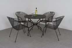 lr strekmetaal tafel 90 cm toledo stoel voor 1422 247x165 - Kettler Toledo tuinset 90 cm.