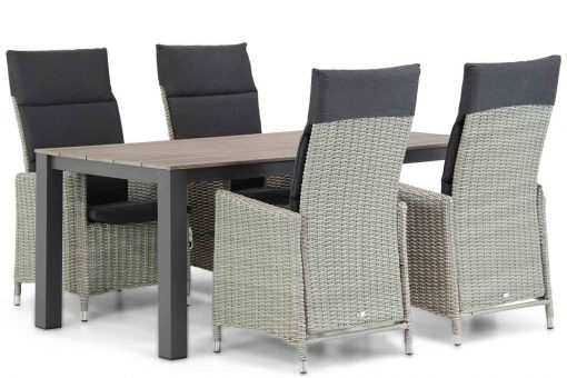 madera new grey tuinstoel met valley tafel 180 cm 4 persoons tuinset 510x340 - Garden Collections Madera/Valley 180 cm dining tuinset 5-delig