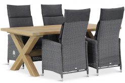 madera tuinset off black 5d oregon 247x165 - Garden Collections Madera/Oregon 200 cm dining tuinset 5-delig