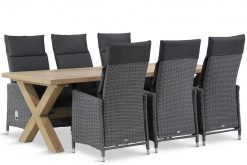 madera tuinset off black 7d oregon 247x165 - Garden Collections Madera/Oregon 240 cm dining tuinset 7-delig