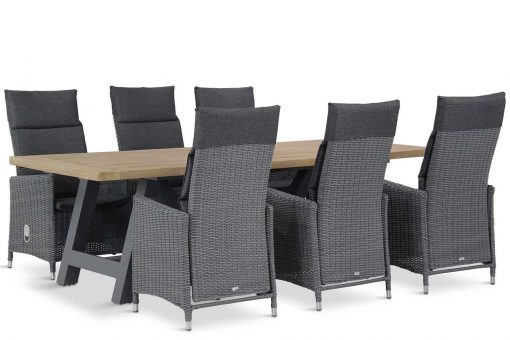 madera tuinset off black 7d trente 510x340 - Garden Collections Madera/Trente 260 cm dining tuinset 7-delig