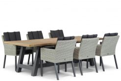oxbow new grey tuinstoel met trente tuintafel 260 cm dining tuinset 6 persoons 247x165 - Garden Collections Oxbow/Trente 260 cm dining tuinset 7-delig