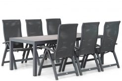 presto tarenta aluminium standenstoel residence tuintafel 220 cm 247x165 - Presto Tarenta/Residence 220 cm dining tuinset 7-delig