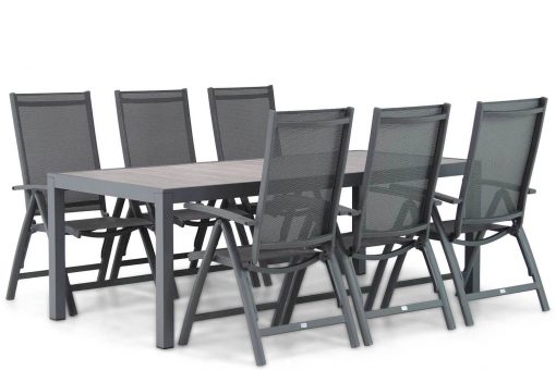 presto vasto aluminium standenstoel residence tuintafel 220 cm 510x340 - Presto Vasto/Residence 220 cm dining tuinset 7-delig
