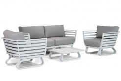 santika sovita aluminium stoel bank loungeset 4 delig wit zonder kussen 247x165 - Santika Sovita stoel-bank loungeset 4-delig