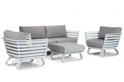 santika sovita aluminium stoel bank loungeset wit 4 delig lounge tafel met kussen 247x165 - Santika Sovita stoel-bank loungeset 5-delig