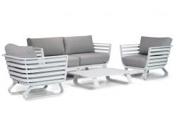 santika sovita aluminium stoel bank loungeset wit met rechtboek tafel 247x165 - Santika Sovita stoel-bank loungeset 4-delig