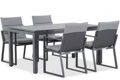treviso tuinset antracite 5d concept 247x165 - Lifestyle Treviso/Concept 160 cm dining tuinset 5-delig