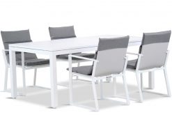 treviso tuinset white 5d concept 247x165 - Lifestyle Treviso/Concept 180 cm dining tuinset 5-delig