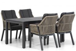 verona rope dining tuinstoel met concept 160 cm dining tuintafel 247x165 - Lifestyle Verona/Concept 160 cm dining tuinset 5-delig