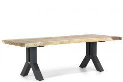 woodside 240 cm tafel 247x165 - Lifestyle Woodside dining tuintafel 240 x 100 cm